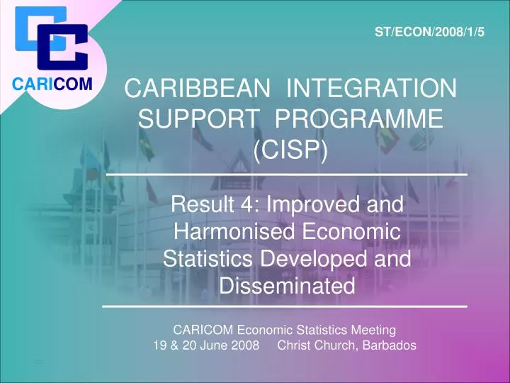 caribbean integration support programme cisp