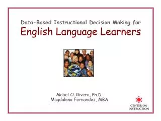 Data-Based Instructional Decision Making for English Language Learners