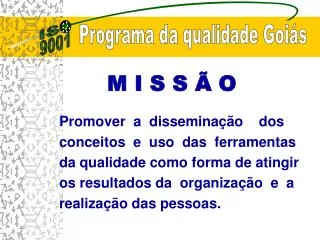 Programa da qualidade Goiás