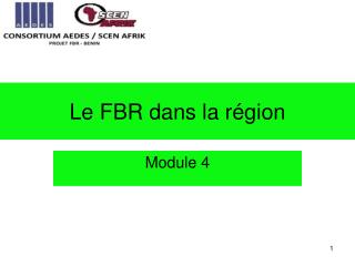 le fbr dans la r gion
