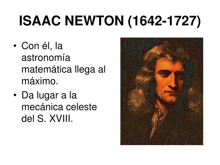 isaac newton 1642 1727