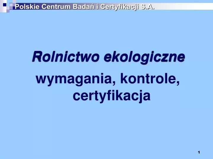 polskie centrum bada i certyfikacji s a