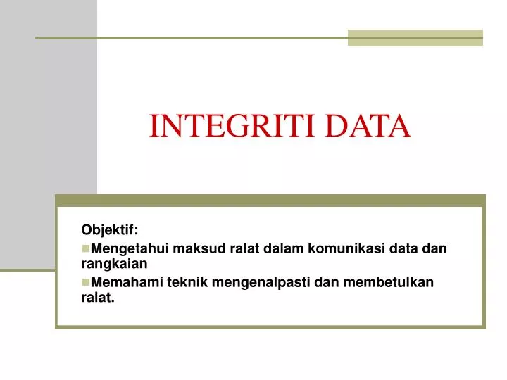 integriti data