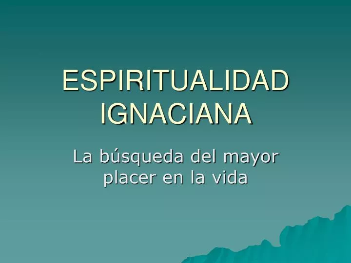 espiritualidad ignaciana