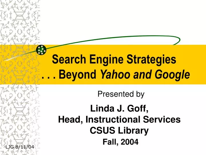 search engine strategies beyond yahoo and google