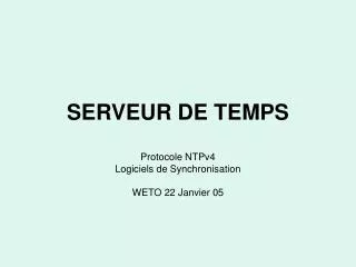 serveur de temps