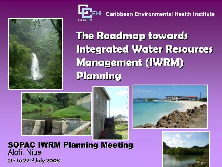 the roadmap towards integrated water resources management iwrm planning