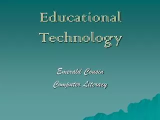 Educational Technology