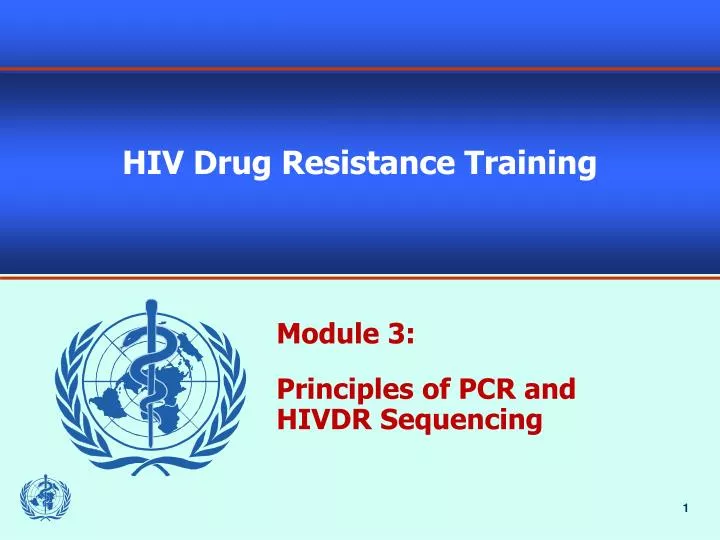 hiv drug resistance training