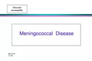 Meningococcal Disease