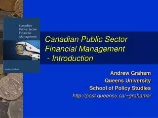 Canadian Public Sector Financial Management - Introduction