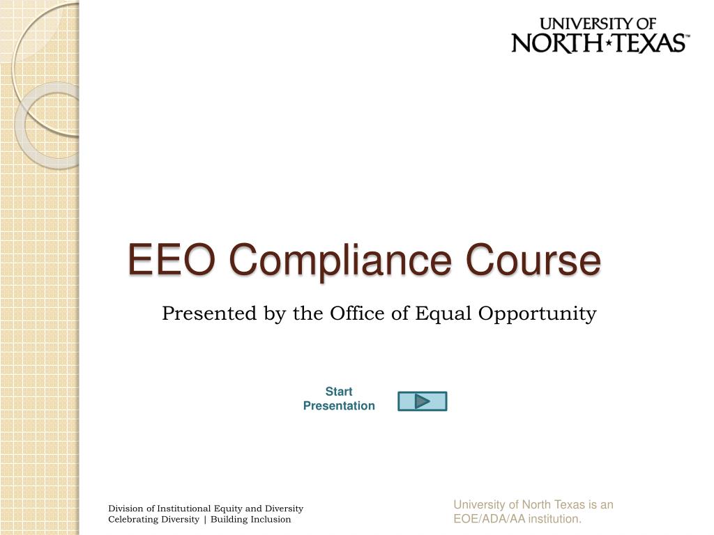 PPT - EEO Compliance Course PowerPoint Presentation, free download - ID ...