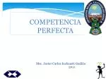 COMPETENCIA PERFECTA - slide 1
