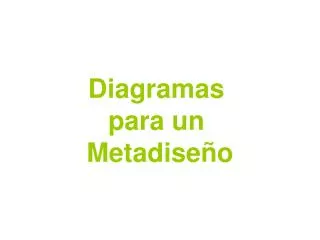 diagramas para un metadise o