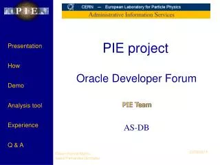 Oracle Developer Forum