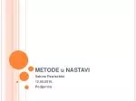 METODE u NASTAVI - slide 1