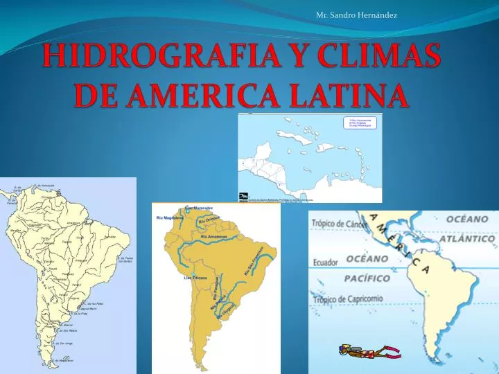 hidrografia y climas de america latina