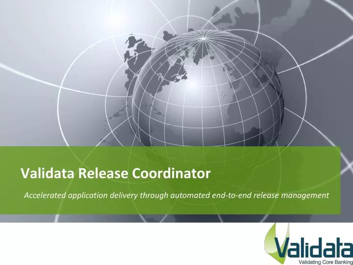 validata release coordinator