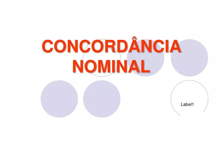 concord ncia nominal