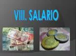 VIII. SALARIO - slide 1