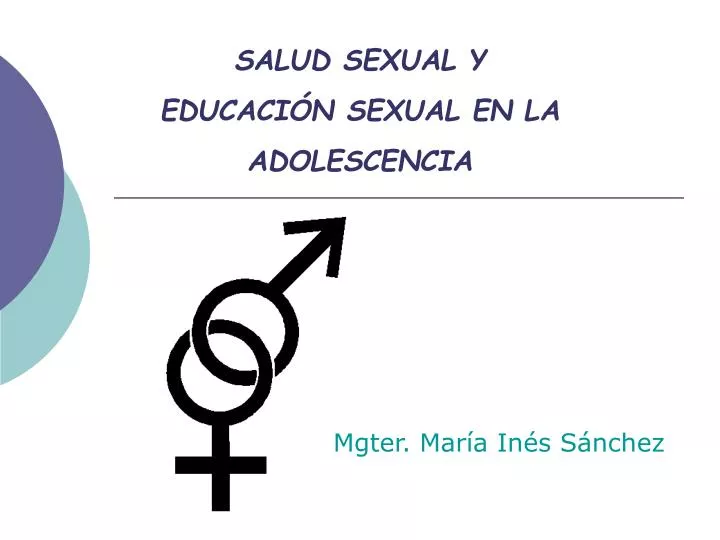 salud sexual y educaci n sexual en la adolescencia