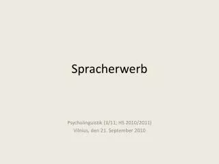 spracherwerb