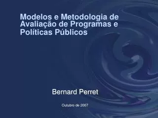 bernard perret outubro de 2007