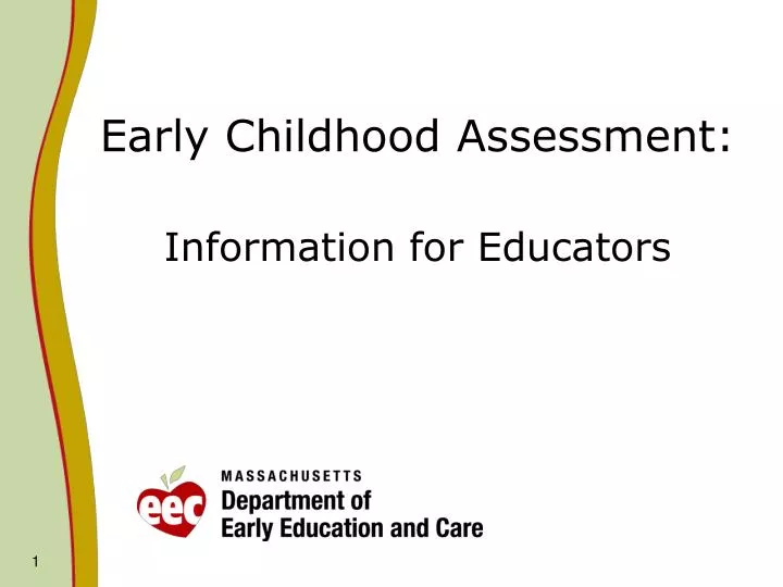 early childhood assessment information for educators
