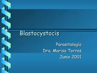 blastocystocis