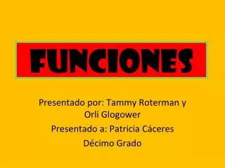 funciones