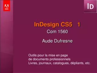 InDesign CS5 1