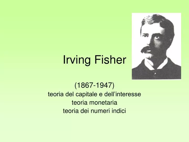 irving fisher