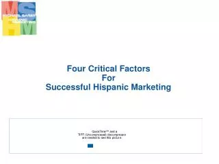 Four Critical Factors For Successful Hispanic Marketing