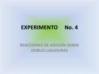 experimento no 4