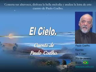 Cuento de Paulo Coelho.