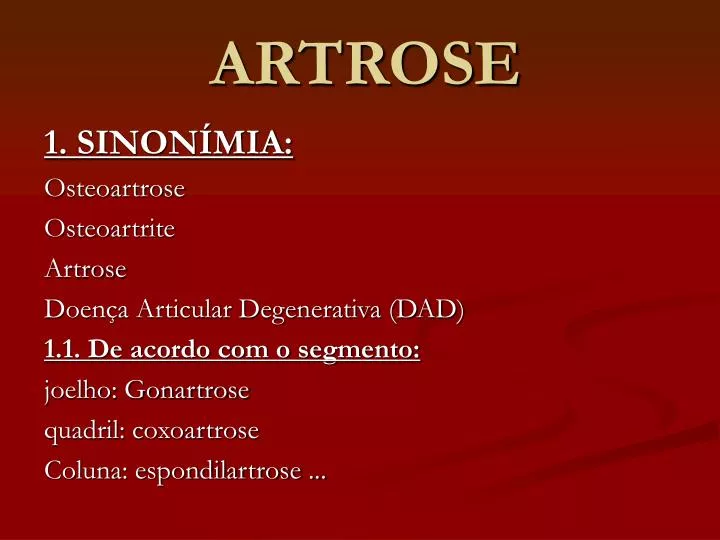 artrose