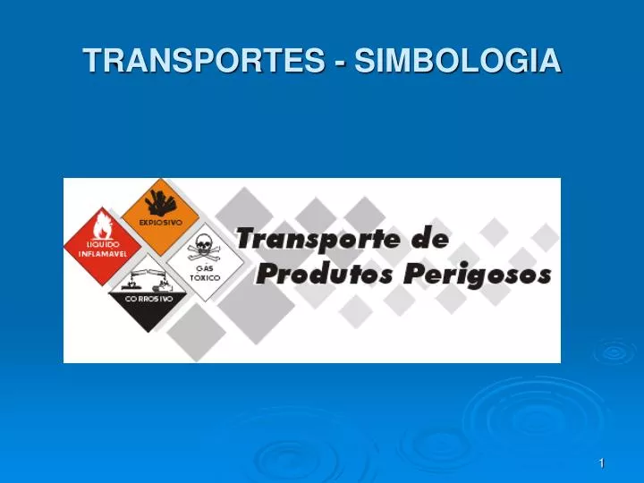 transportes simbologia