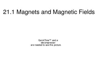 21.1 Magnets and Magnetic Fields