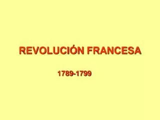 revoluci n francesa