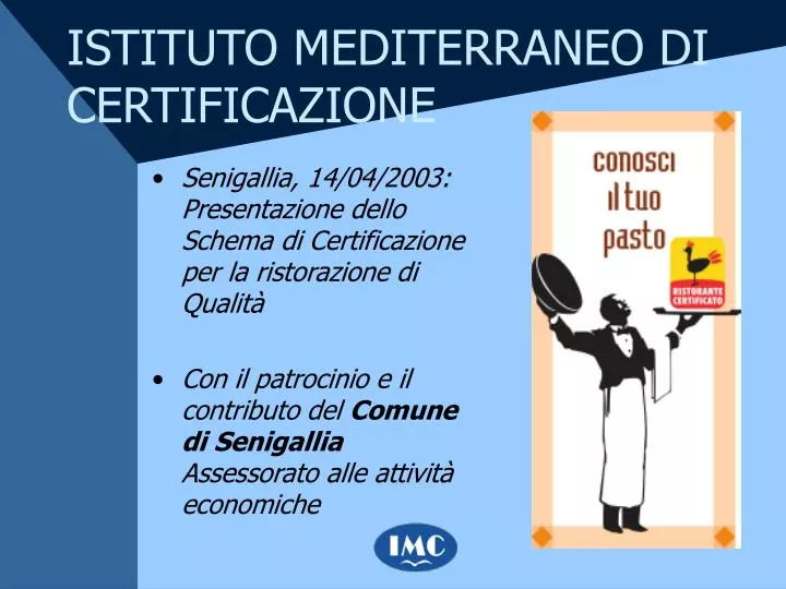 istituto mediterraneo di certificazione