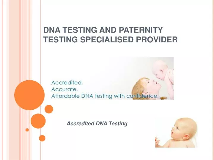 dna testing and paternity testing specialised provider