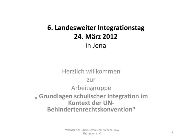 6 landesweiter integrationstag 24 m rz 2012 in jena