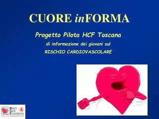 CUORE in FORMA