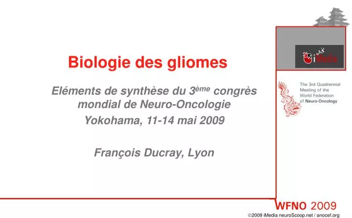 biologie des gliomes