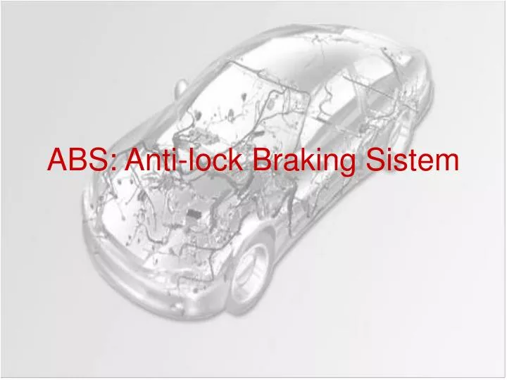abs anti lock braking sistem