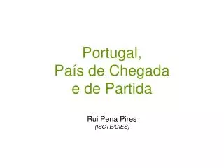 portugal pa s de chegada e de partida