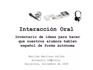 interacci n oral