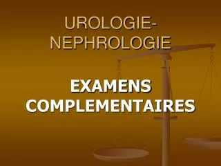 examens complementaires