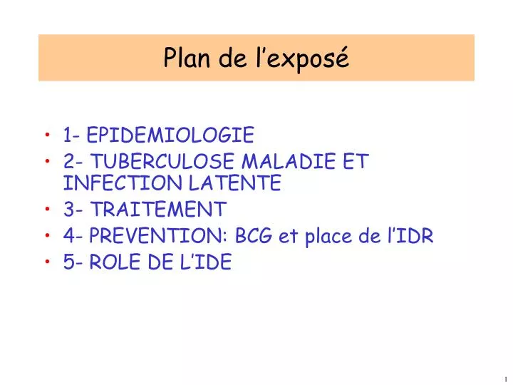 plan de l expos