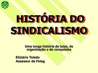 hist ria do sindicalismo